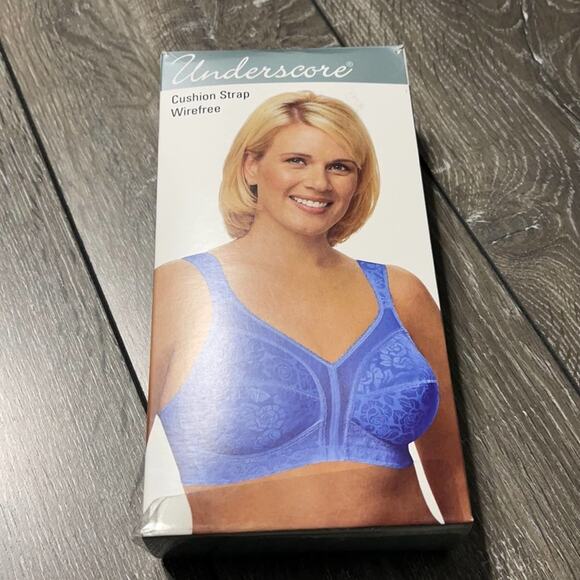 NEW Underscore Wire-free Periwinkle Bra Size 38D - Picture 1 of 5